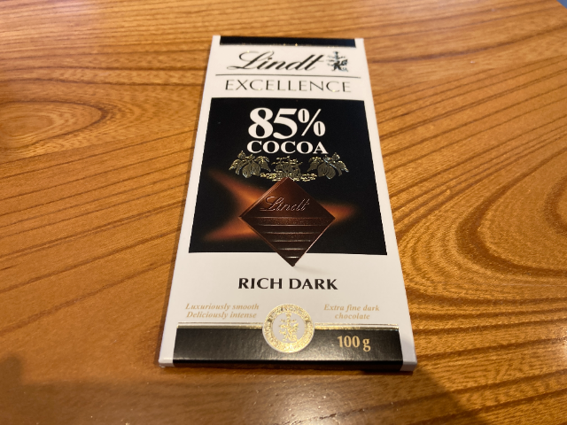 DaiGoおすすめのチョコレート リンツ エクセレンス・85% カカオ