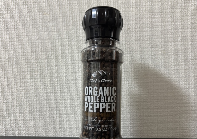 シェフズチョイス オーガニックブラックペッパー